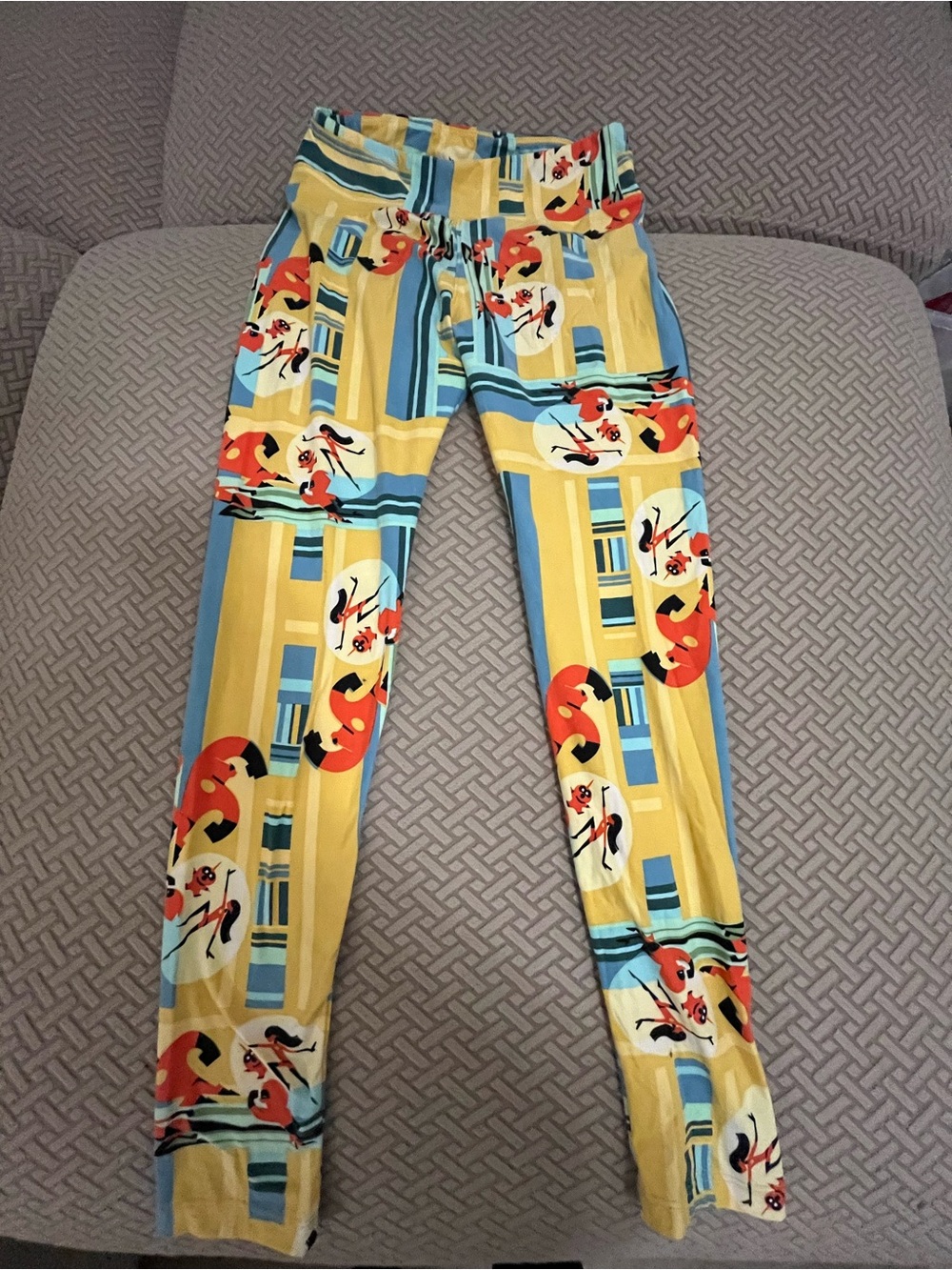 LuLaRoe The Incredibles character Print Leggings